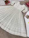 Sr 1597 Georgette Heavy Anarkali Readymade Suits Catalog